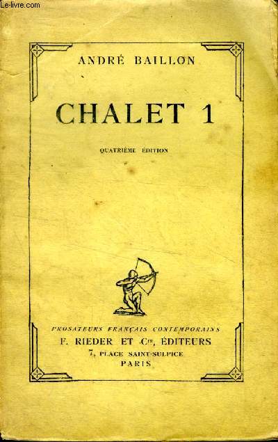 Chalet 1 4 dition