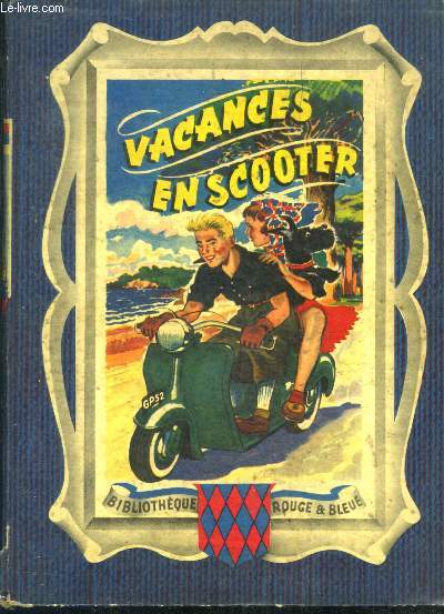 Vacances en scooter - Bibliotheque rouge et bleu N18