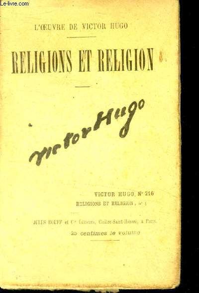 Religions et religion - 1 fascicule : complet