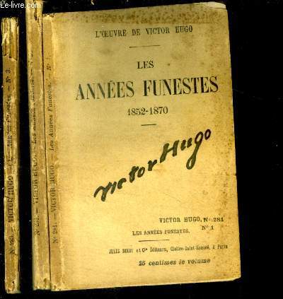 Les Annees Funestes - lot de 3 fascicules : complet
