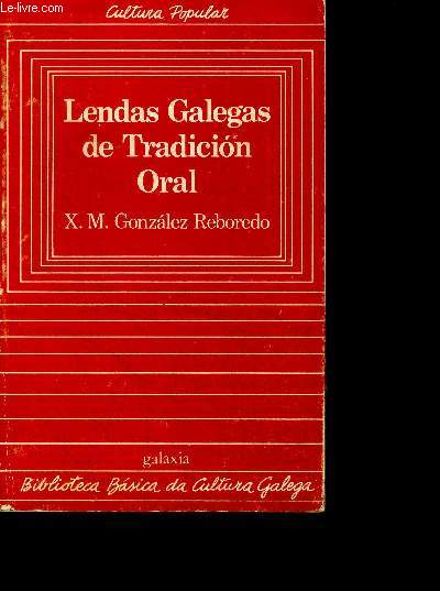 Lendas galegas de tradicion oral - cultura popular N17