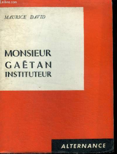 Monsieur gatan Instituteur