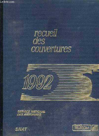 Recueil des couvertures 1992 - service national des annuaires