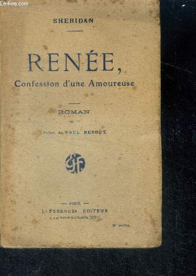 Renee confession d'une amoureuse - roman