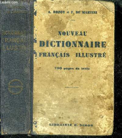 Nouveau dictionnaire Franais illustr - 720 pages de texte