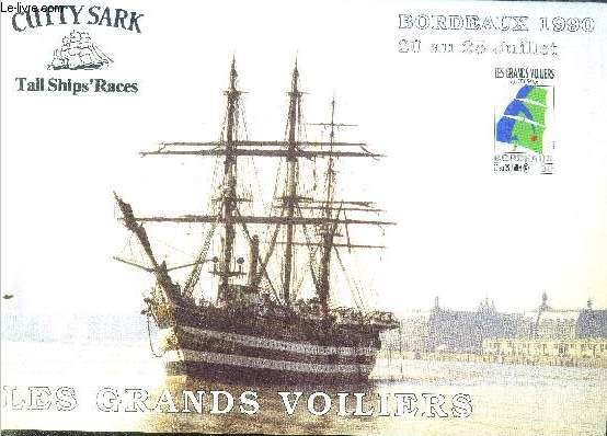 Cutty sark tall ships' races - Bordeaux 1990 , du 20 au 25 juillet - les grands voiliers - bordeaux capitale de la mer, la course des grands voiliers