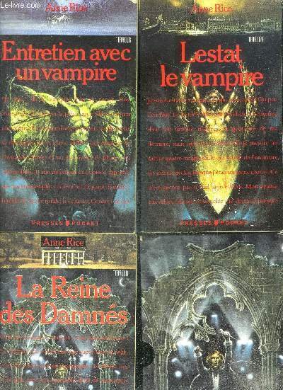 Chroniques des vampires - Coffret 3 volumes : entretien avec un vampire + lestat le vampire + la reine des damnes