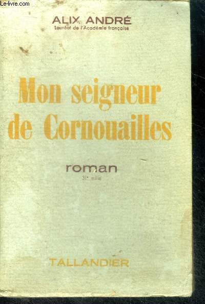 MON SEIGNEUR DE CORNOUAILLES