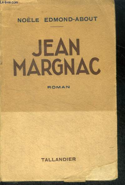 JEAN MARGNAC - roman