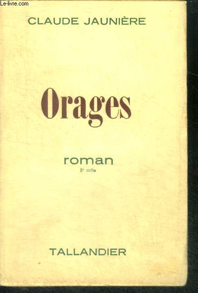 ORAGES - ROMAN