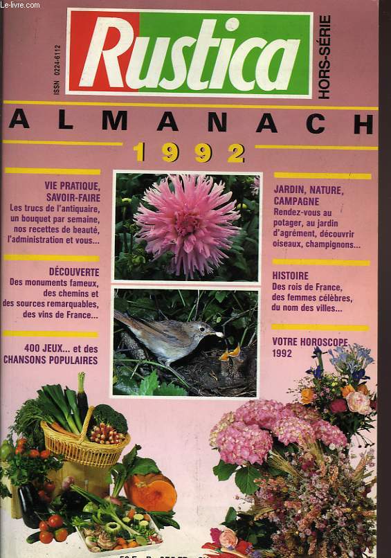 ALMANACH RUSTICA 1992