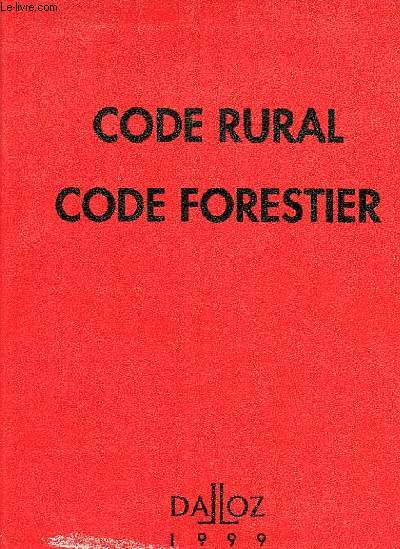 CODE RURAL ET FORESTIER, 1999