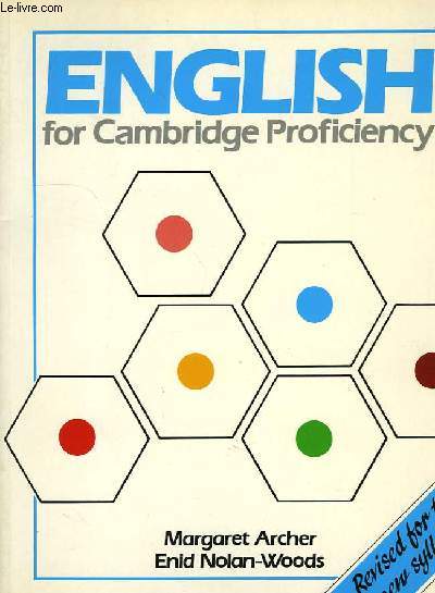 ENGLISH FOR CMABRIDGE PROFICIENCY