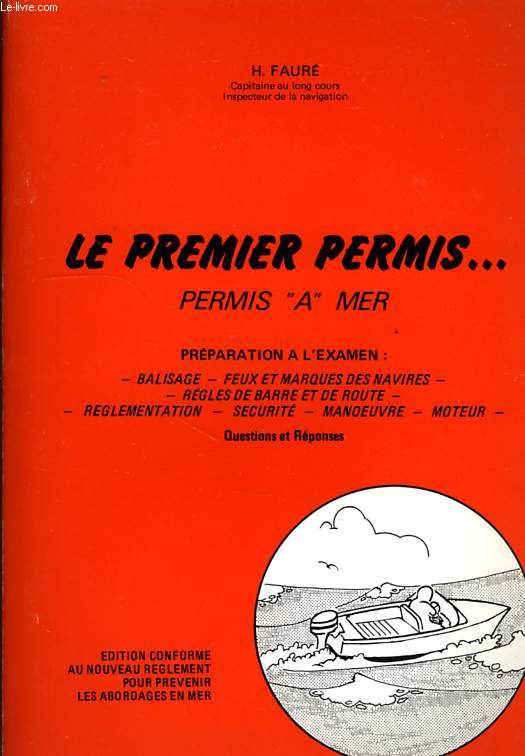 LE PREMIER PERMIS... PERMIS 'A' MER
