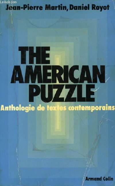 THE AMERICAN PUZZLE, ANTHOLOGIE DE TEXTES CONTEMPORAINS