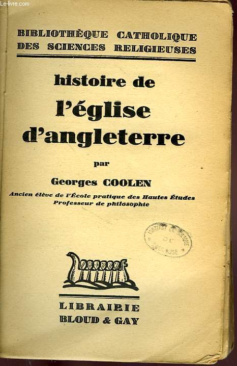HISTOIRE DE L EGLISE D ANGLETERRE.