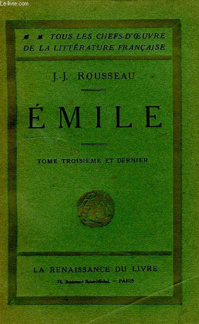 EMILE, TOME III