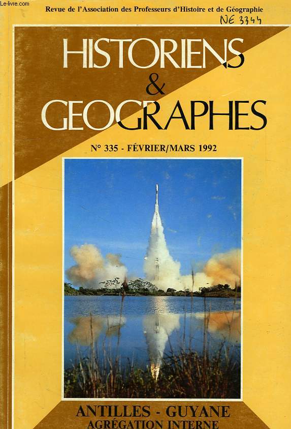 HISTORIENS ET GEOGRAPHES, N 335, FEV.-MARS 1992