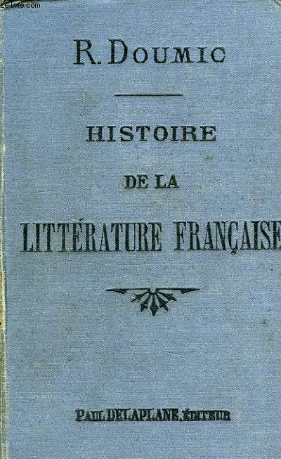 HISTOIRE DE LA LITTERATURE FRANCAISE