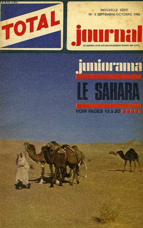 TOTAL, JOURNAL, NOUVELLE SERIE, N 5, SEPT.-OCT. 1966