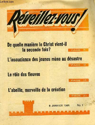REVEILLEZ-VOUS !, N 1, JAN. 1965