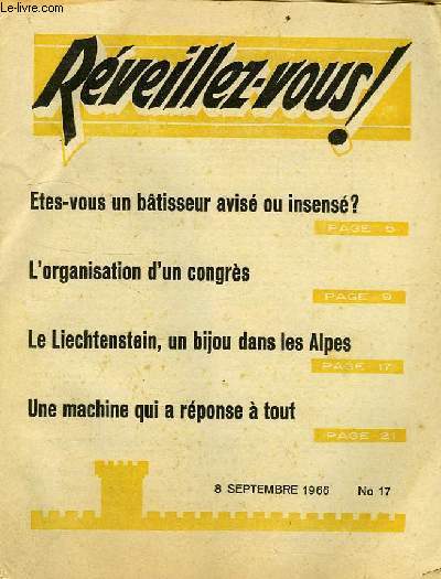 REVEILLEZ-VOUS !, N 17, SEPT. 1966