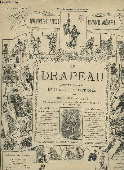 LE DRAPEAU, MONITEUR ILLUSTRE DE LA LIGUE DES PATRIOTES, 4e ANNEE, N 43, 24 OCT. 1885