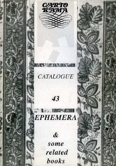CARTORAMA, CATALOGUE N 43
