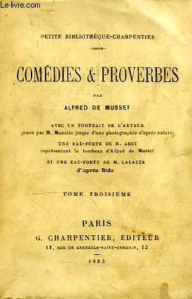 COMEDIES & PROVERBES, TOME III