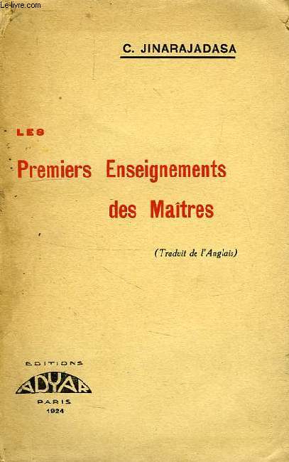 LES PREMIERS ENSEIGNEMENTS DES MAITRES, 1881-1883