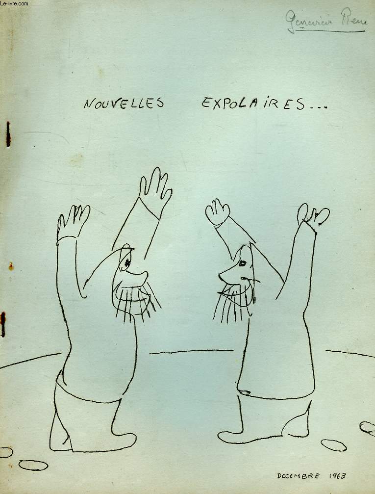 NOUVELLES EXPOLAIRES..., DEC. 1963