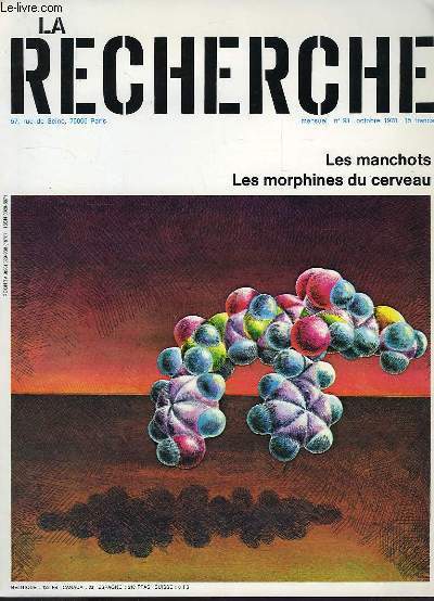 LA RECHERCHE, N 93, OCT. 1978, LES MANCHOTS