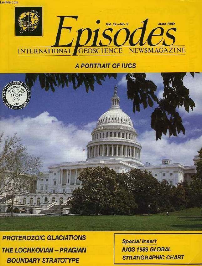EPISODES, INTERNATIONAL GEOSCIENCE NEWSMAGAZINE, VOL. 12, N 2, JUNE 1989