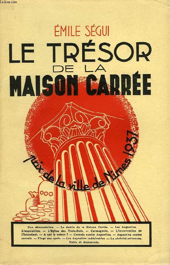 LE TRESOR DE LA MAISON CARREE