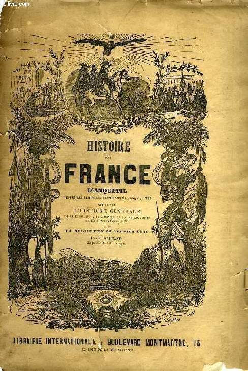 HISTOIRE DE LA REVOLUTION DE FEVRIER 1848, TOME I
