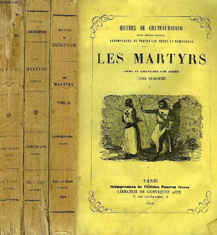 LES MARTYRS, 3 TOMES (COMPLET)