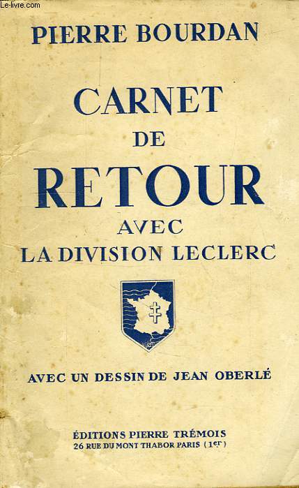 CARNET DE RETOUR, AVEC LA DIVISION LECLERC