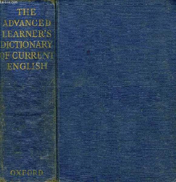THE ADVANCED LEARNER'S DICTIONARY OF CURRENT ENGLISH