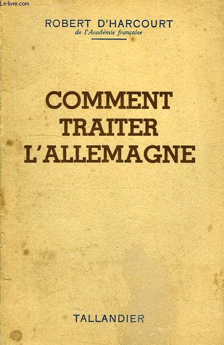 COMMENT TRAITER L'ALLEMAGNE