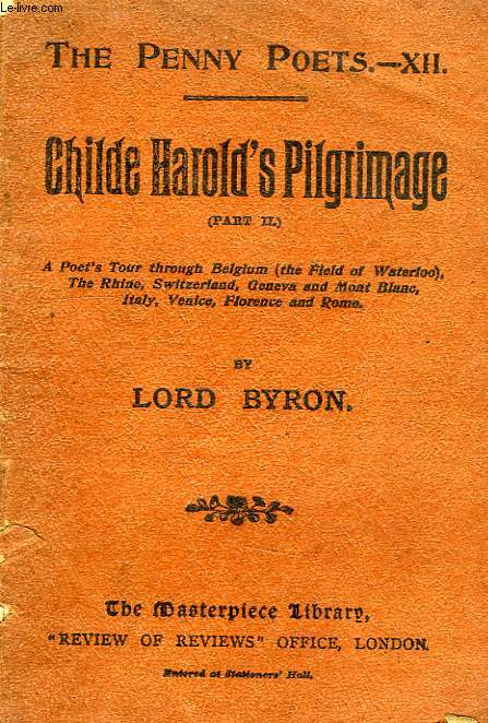 CHILDE HAROLD'S PILGRIMAGE, PART II