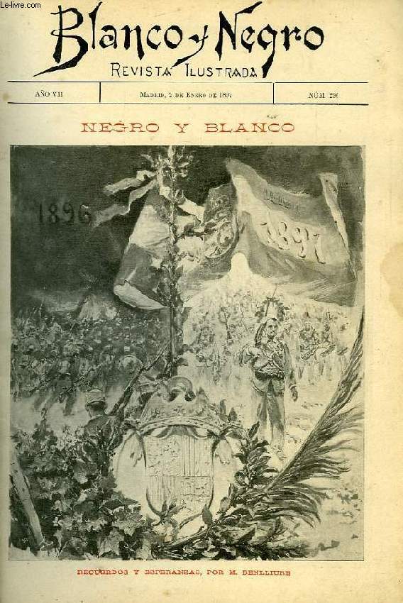 BLANCO Y NEGRO, ALMANAQUE ILUSTRADO, 1897