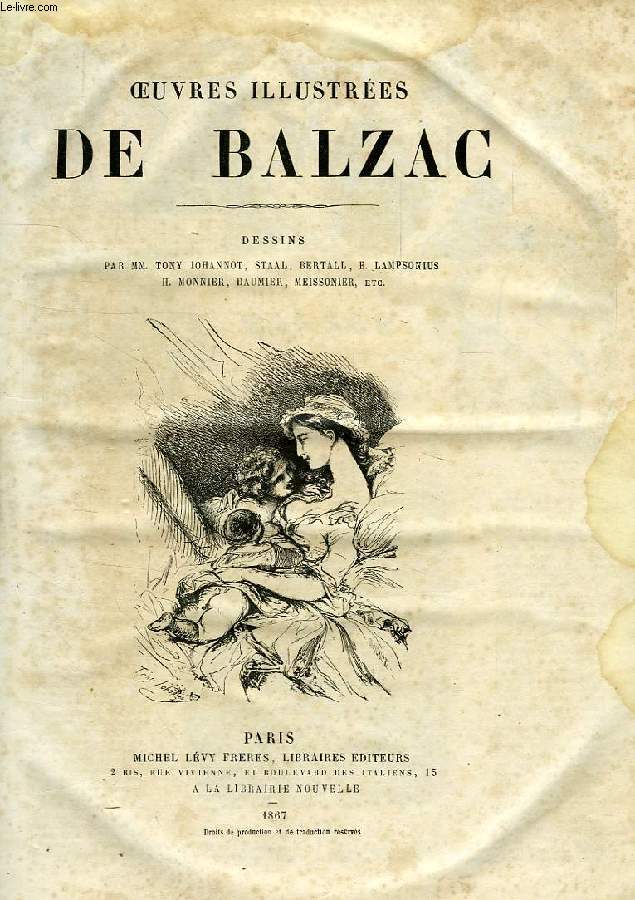 OEUVRES ILLUSTREES DE BALZAC, TOME IV