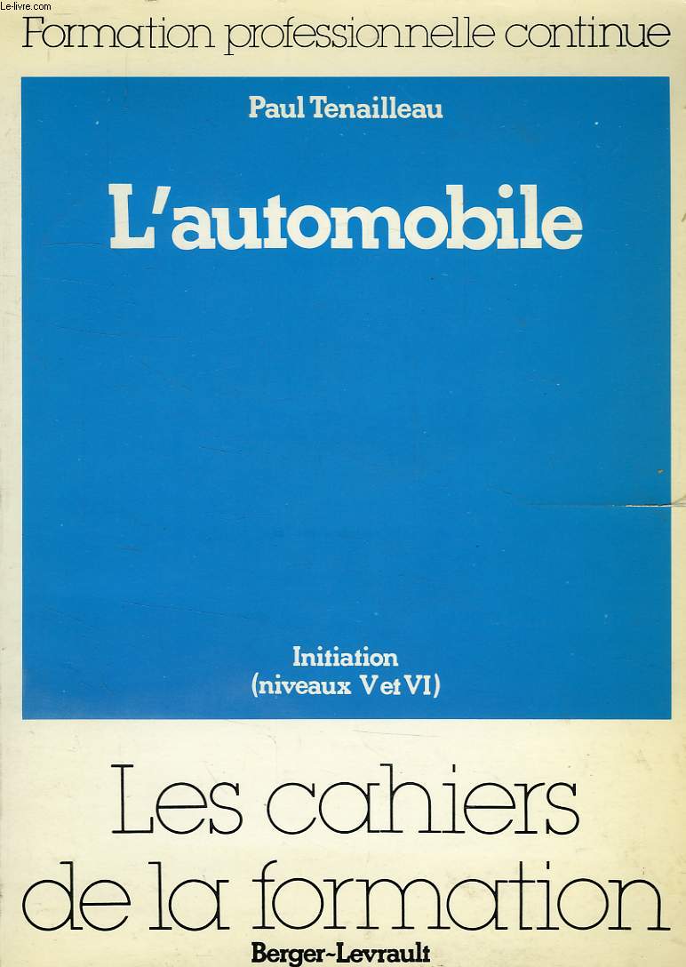 L'AUTOMOBILE, INITIATION (NIVEAUX V ET VI)