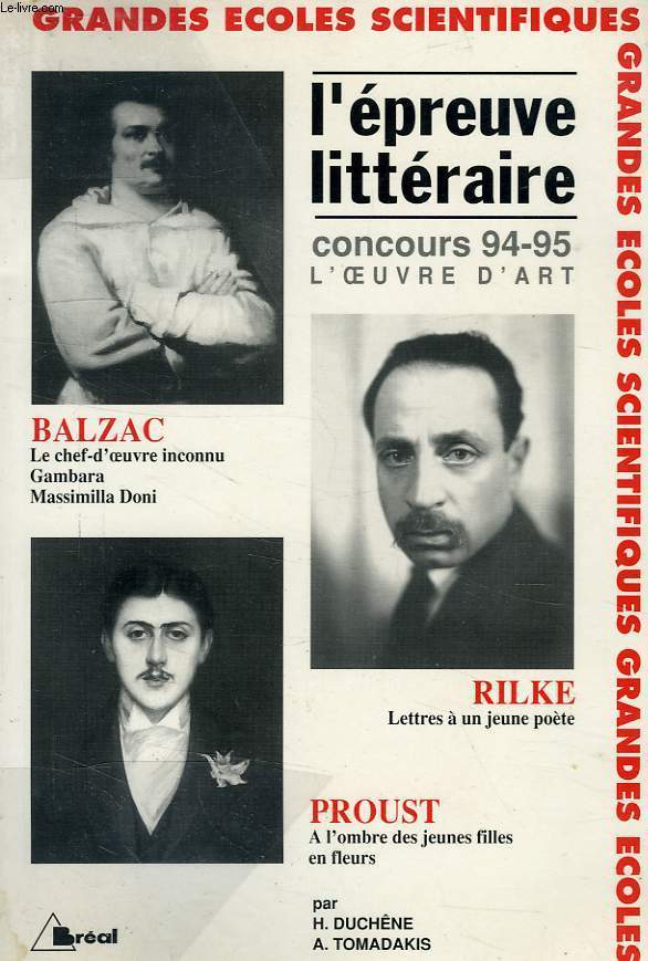 BALZAC, PROUST, RILKE, L'OEUVRE D'ART