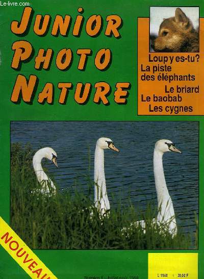 JUNIOR PHOTO NATURE, N 1, JUILLET-AOUT 1988