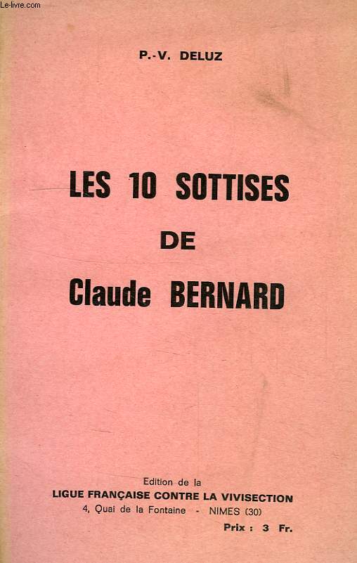 LES 10 SOTTISES DE CLAUDE BERNARD