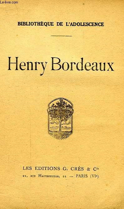 HENRY BORDEAUX