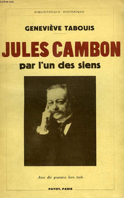 JULES CAMBON, PAR L'UN DES SIENS