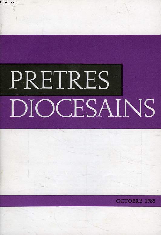 PRETRES DIOCESAINS, OCT. 1988