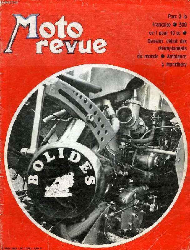 MOTO REVUE, 58e ANNEE, N 1978, 2 MAI 1970